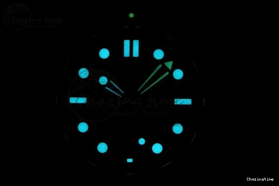 0328 Fashionable Seamaster Diver 300M ZF 1:1 Best Edition Blue Ceramic Blue Dial on Blue Rubber Strap A 7822